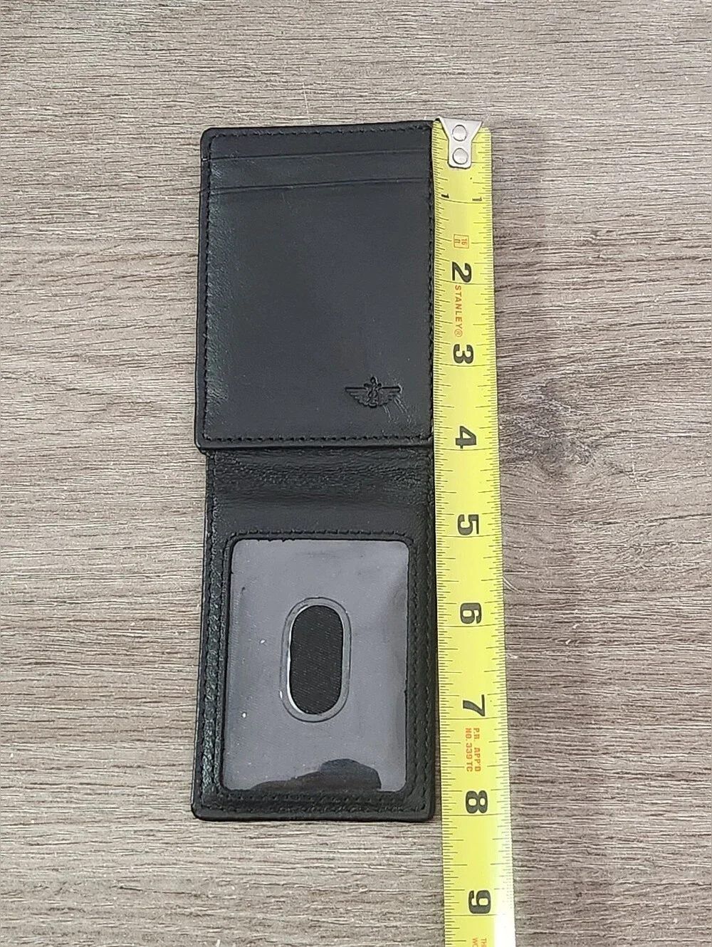Dockers RFID Slim Magnetic Card Case Black Wallet